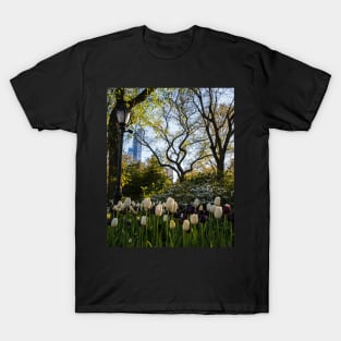 Springtime Tulips in Central Park New York City T-Shirt